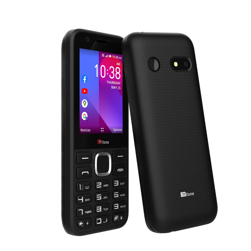 Returned Resale - TTfone TT240 with USB Cable, Giffgaff SIM Card