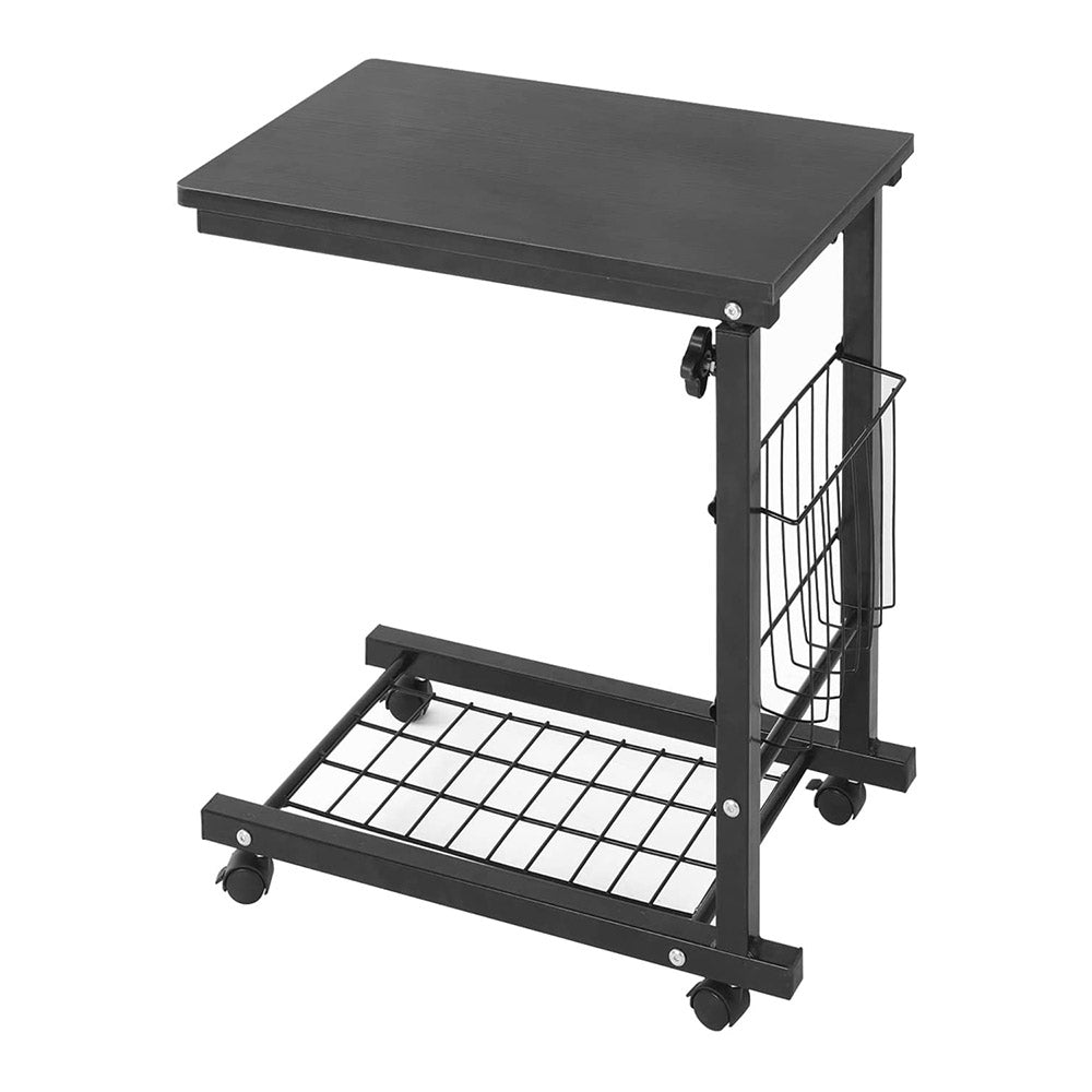 Rolling laptop stand