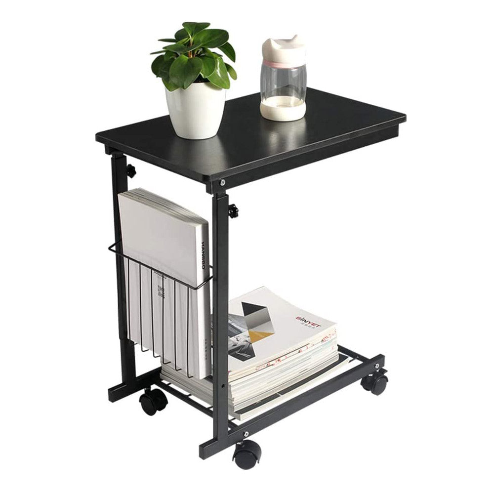 Rolling laptop stand