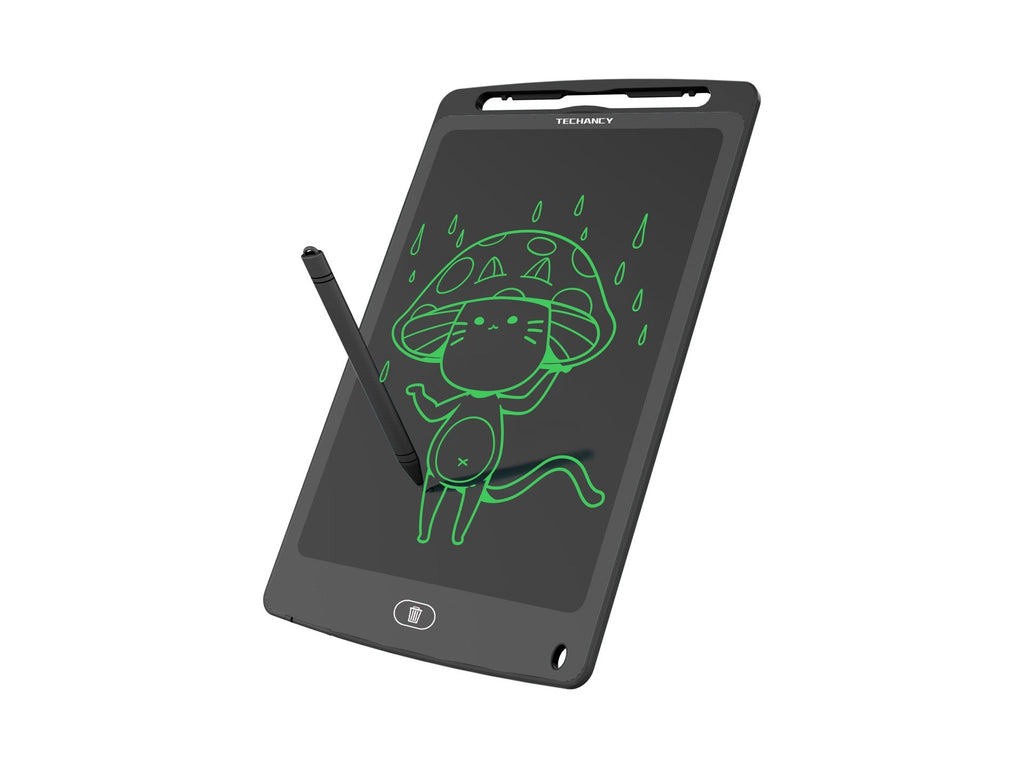 Techancy Tablet De Desenho De Caligrafia  10' TY7902, Desenho Lcd, Fino E Portátil, Apagar Com Um Toque, Preto