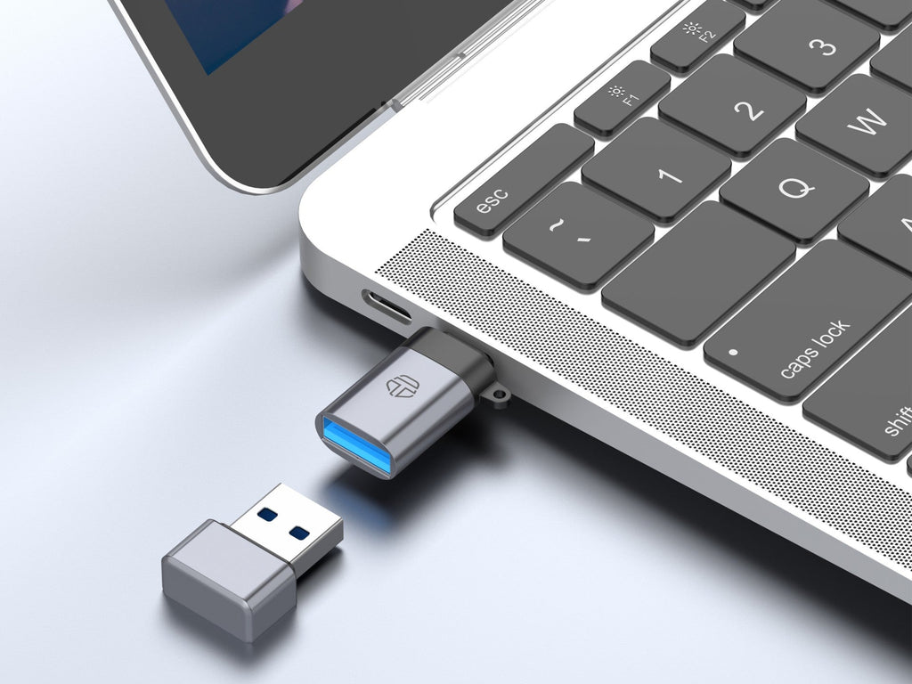 Techancy Adaptador USB-C para USB-A OTG  KK2111, Alta Velocidade de Transferência, Carregamento Seguro e Alta Compatibilidade
